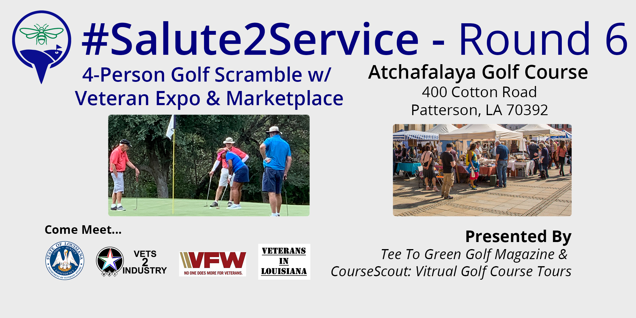 #Salute2Service | Golf Scramble w/ Veteran Expo & Marketplace - Round 6