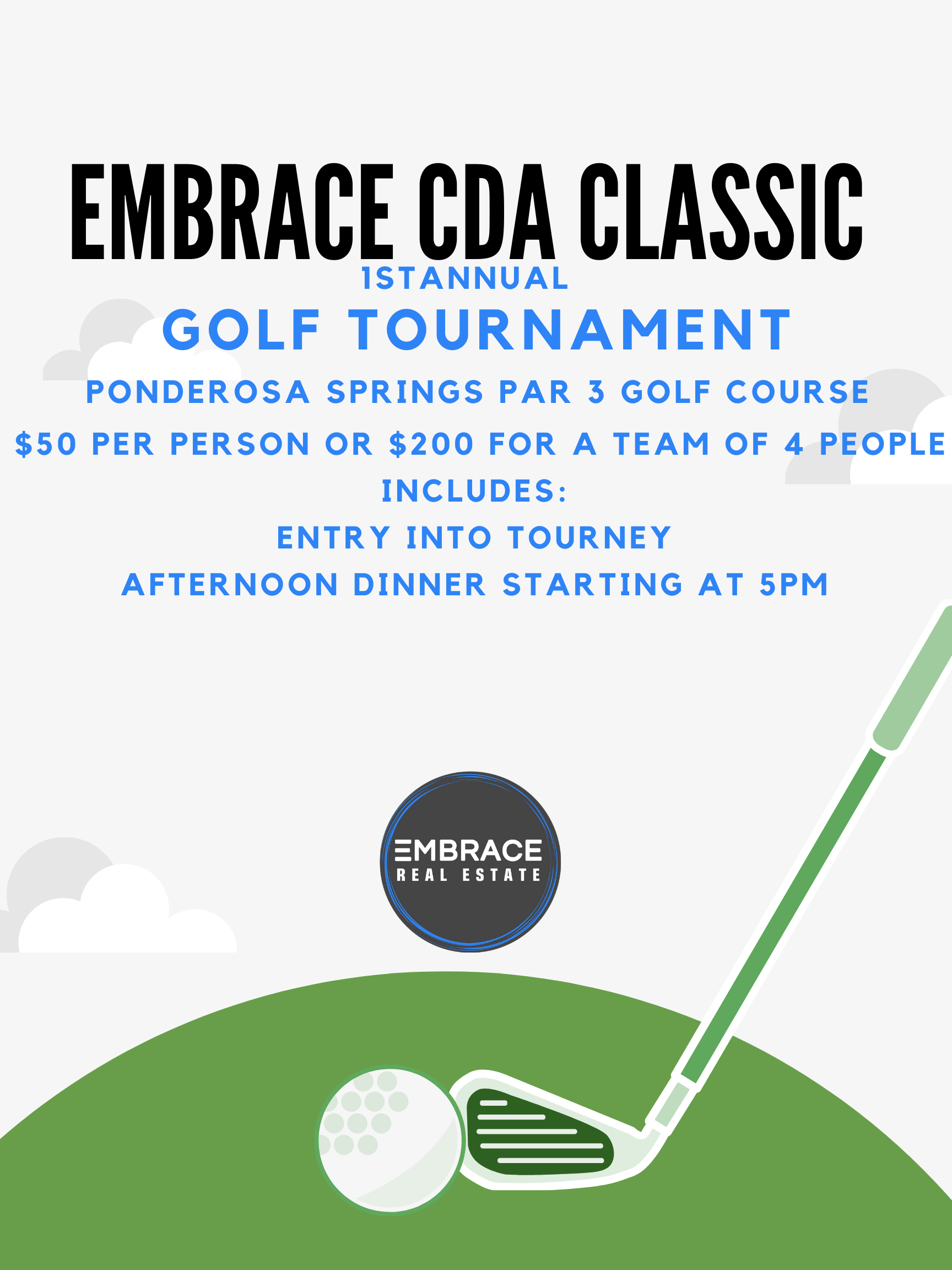 Embrace CDA Classic Golf Tournament!