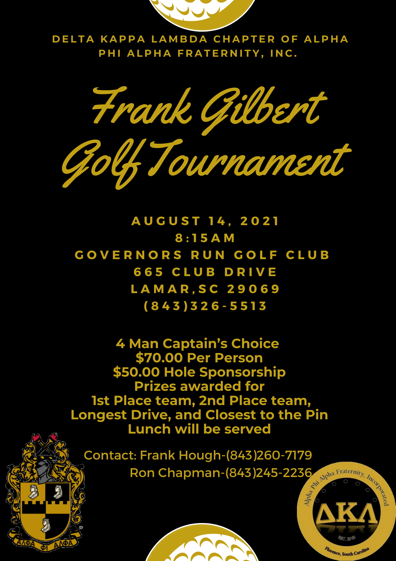 Frank Gilbert Memorial Golf Tournament