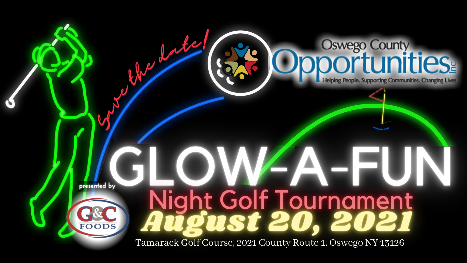 Glow-A-Fun Night Golf Tournament
