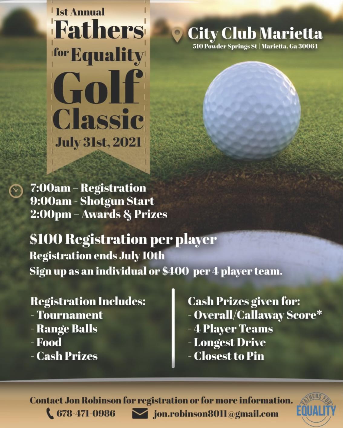 1st Annual Fathers for Equality Golf Classic