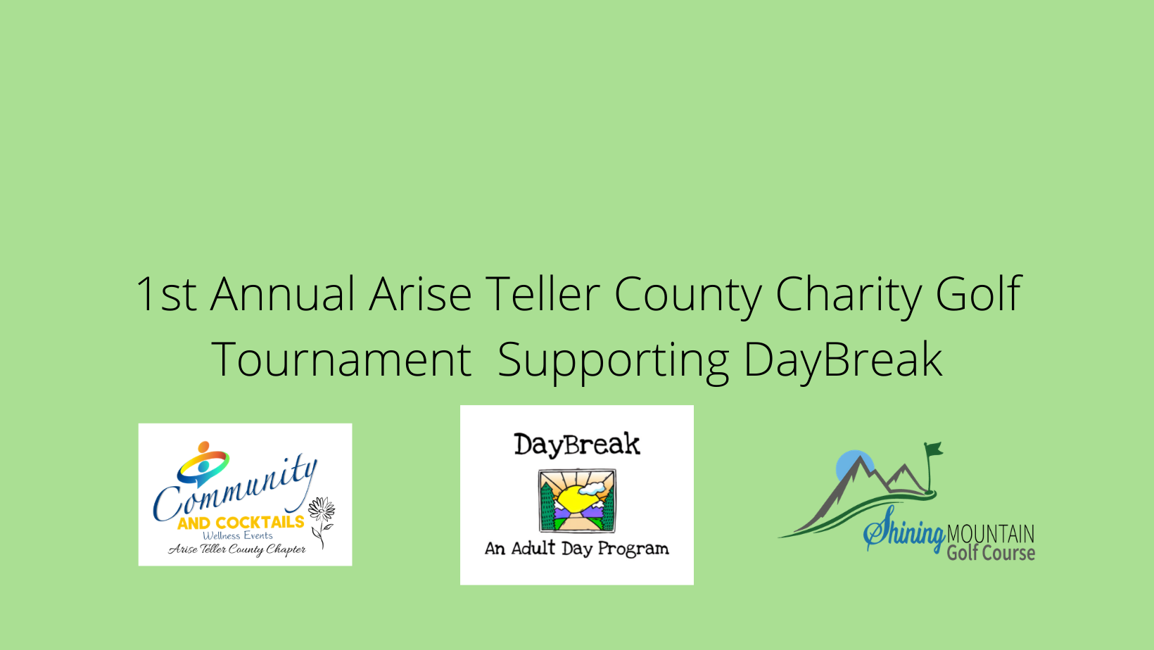 First Annual Arise Teller County Golf Tournament