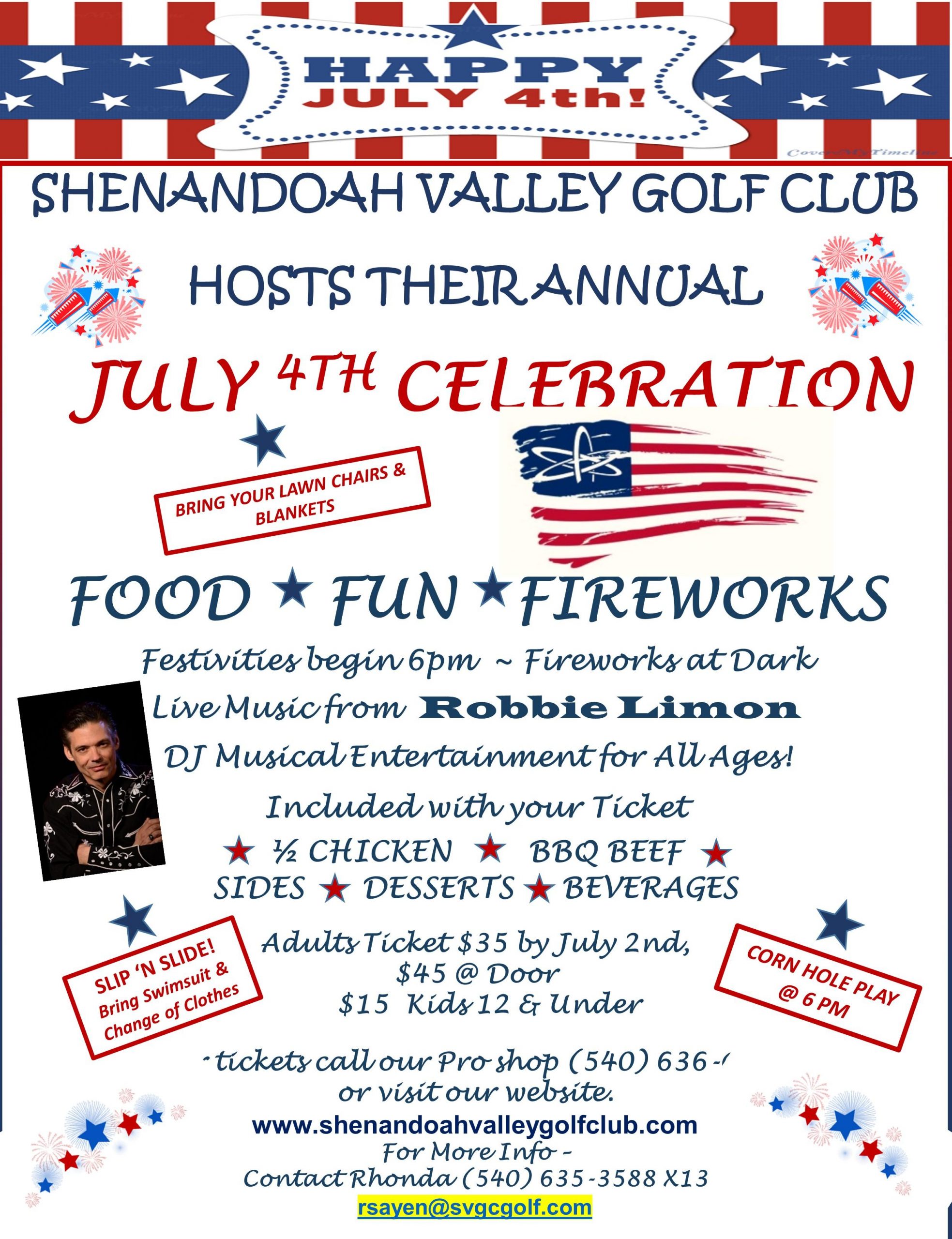 Shenandoah Valley Golf Club Fourth of July Celebration