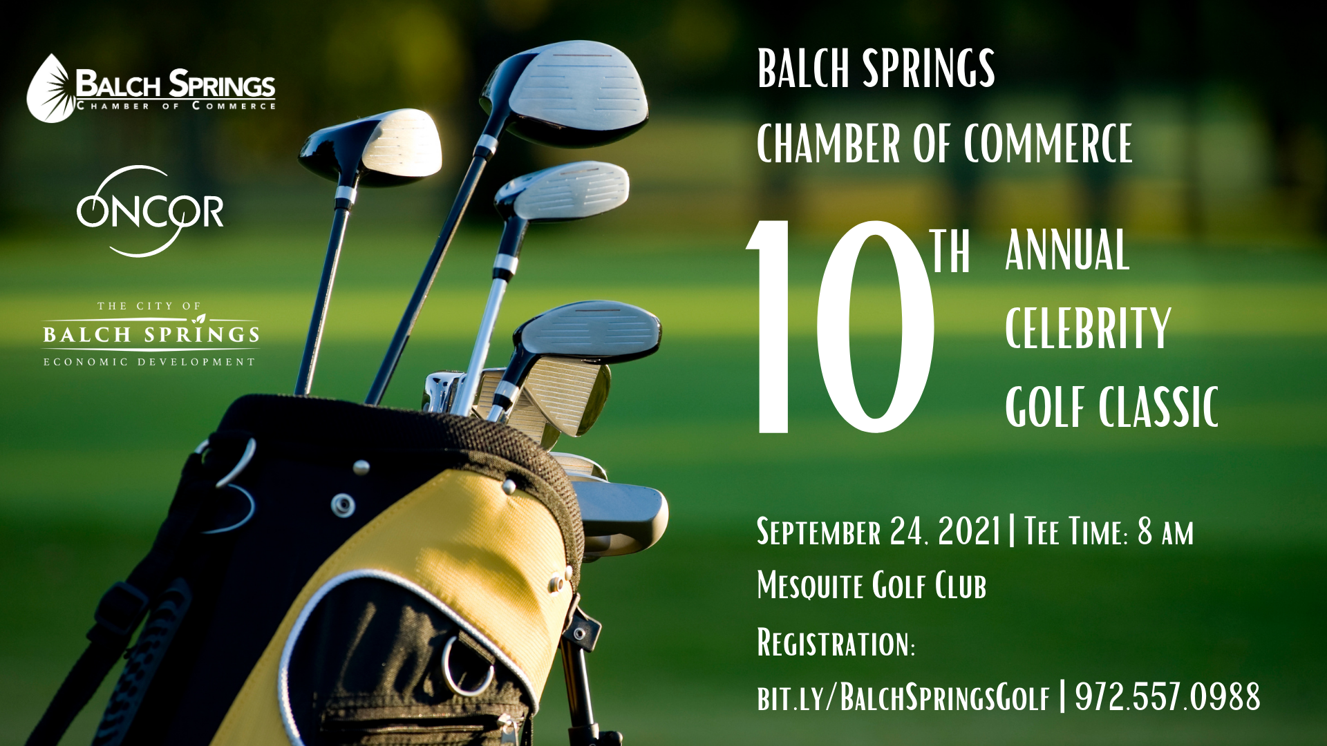 2021 Balch Springs Chamber Celebrity Golf Classic Volunteer Opportunity
