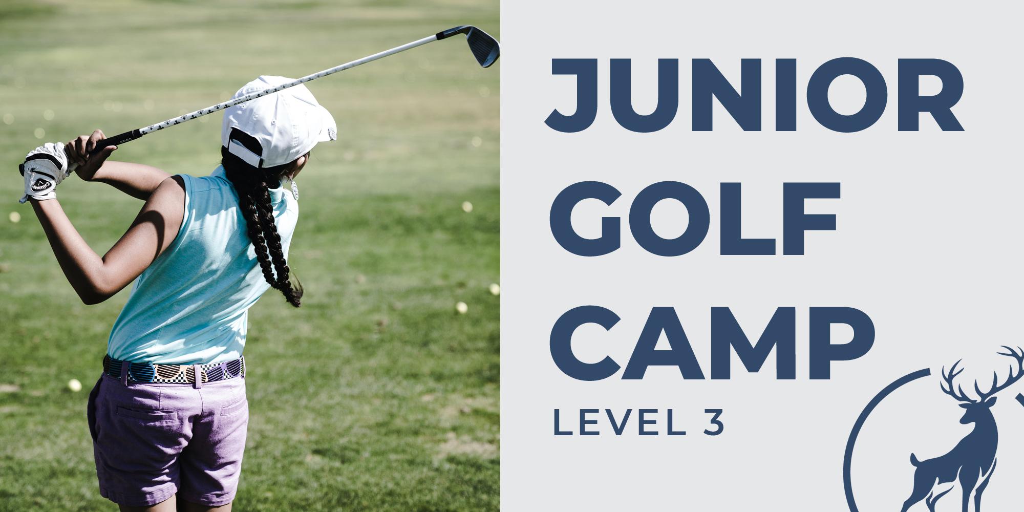4 Day Junior Golf Camp - $135 - Level 3