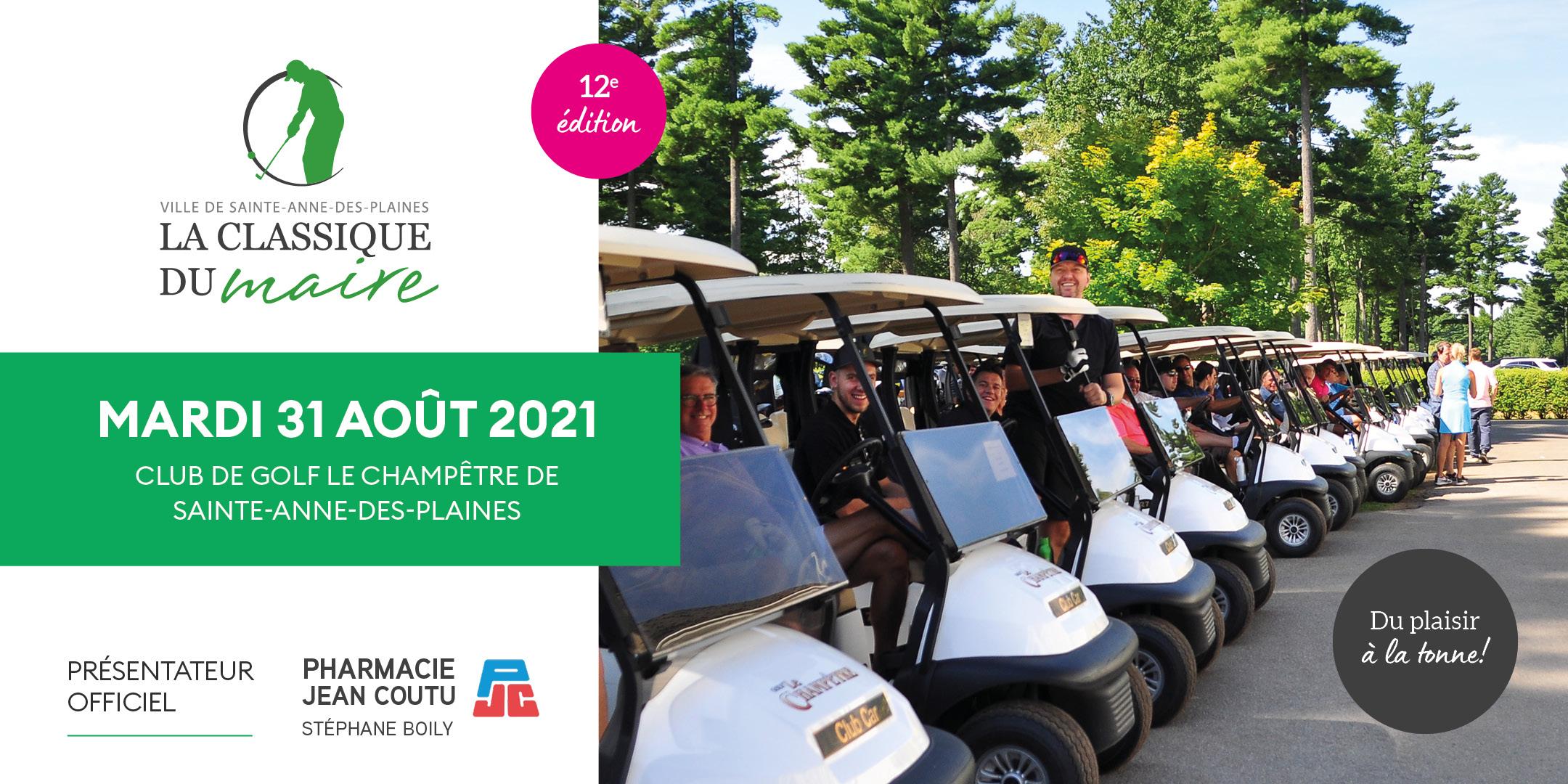 Tournoi de golf de la Classique du Maire - Édition 2021