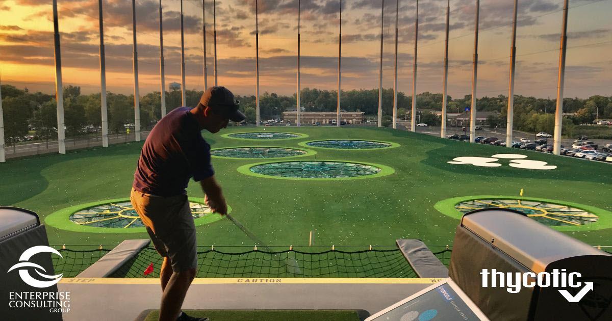 Enterprise Consulting Group and Thycotic TopGolf Happy Hour