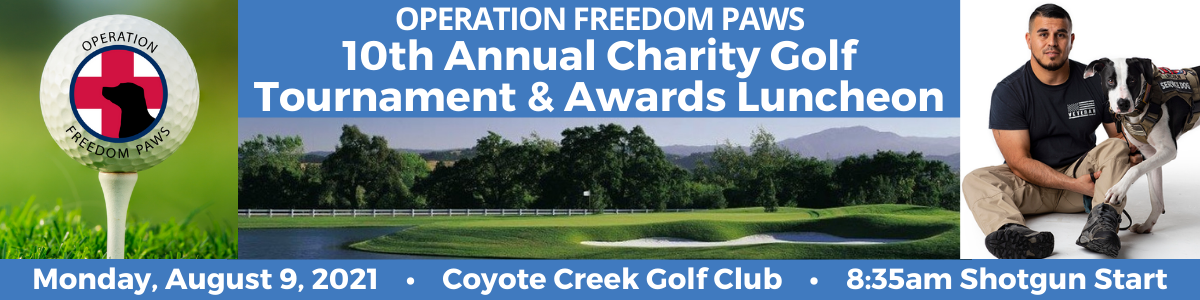Operation Freedom Paws 10th Annual Charity Golf Tournament and Awards Luncheon
