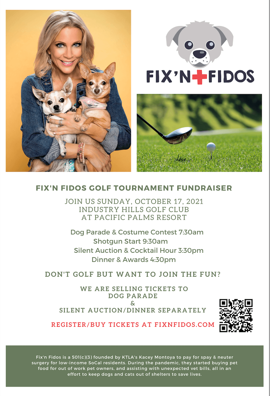 Fix'n Fidos Golf Tournament Fundraiser