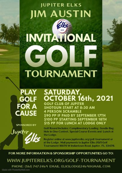 Jupiter Elks Jim Austin Invitational Golf Tournament | GolfTourney.com