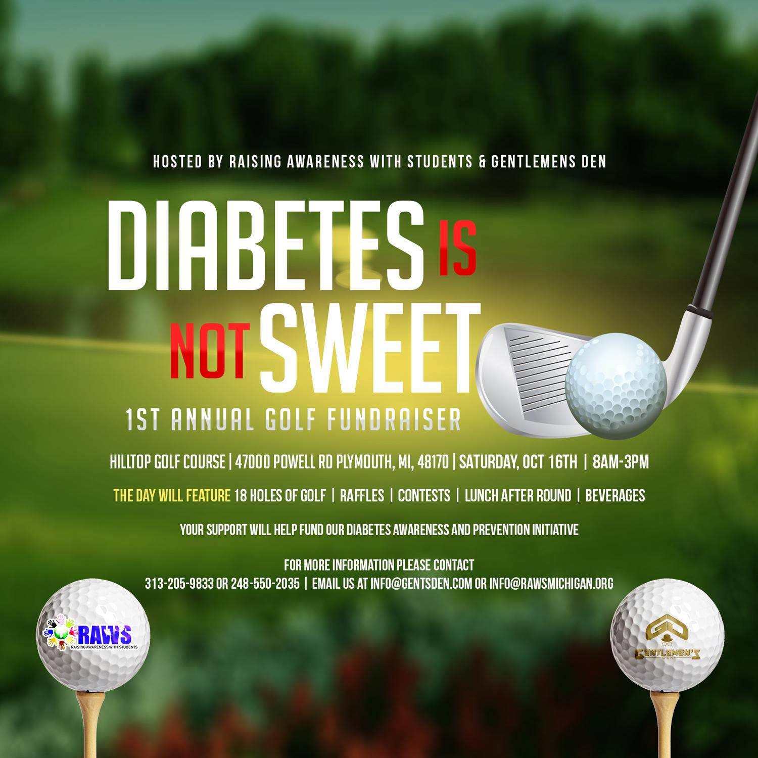 Diabetes is NOT Sweet: 1st Annual Golf Fundraiser