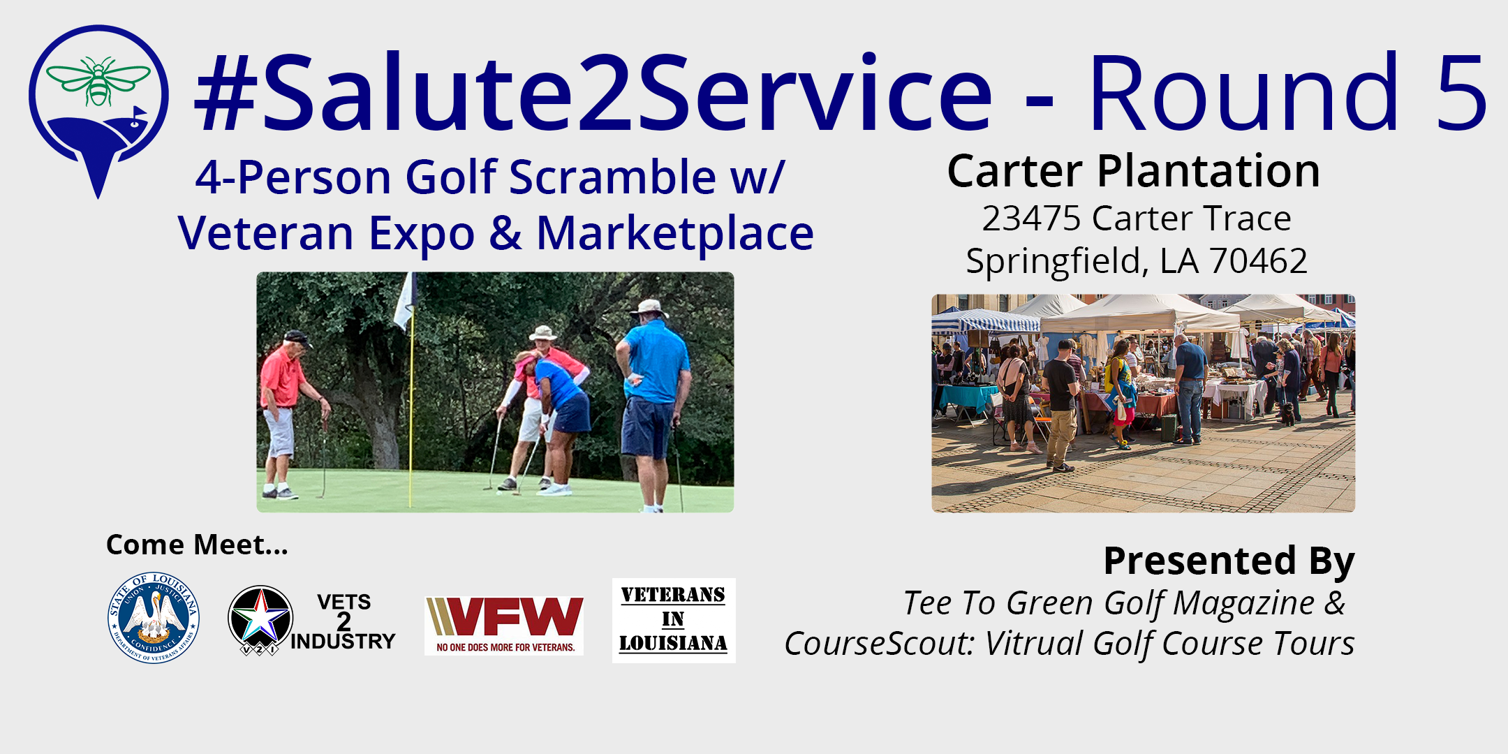 #Salute2Service | Golf Scramble w/ Veteran Expo & Marketplace - Round 5