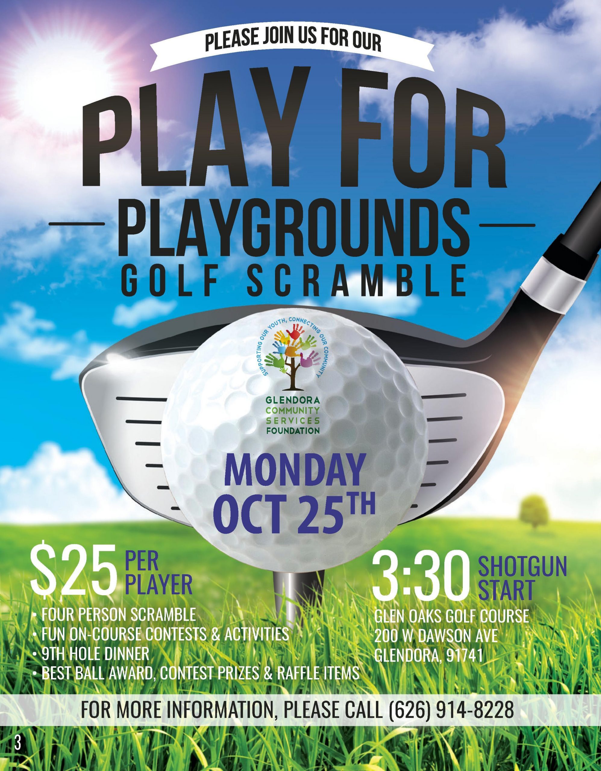Play for Playgrounds Golf Scramble