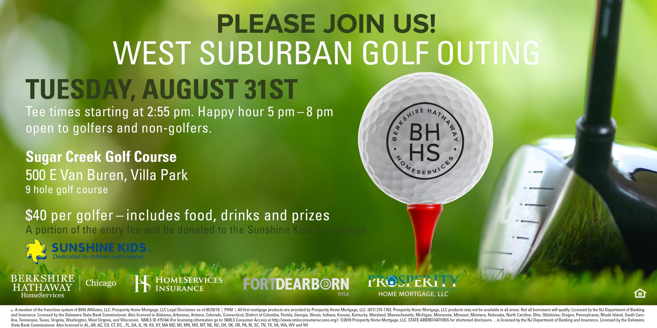 2021 West Suburban Golf Outing