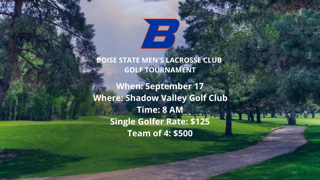 Boise State Men's Lacrosse Golf Tournament