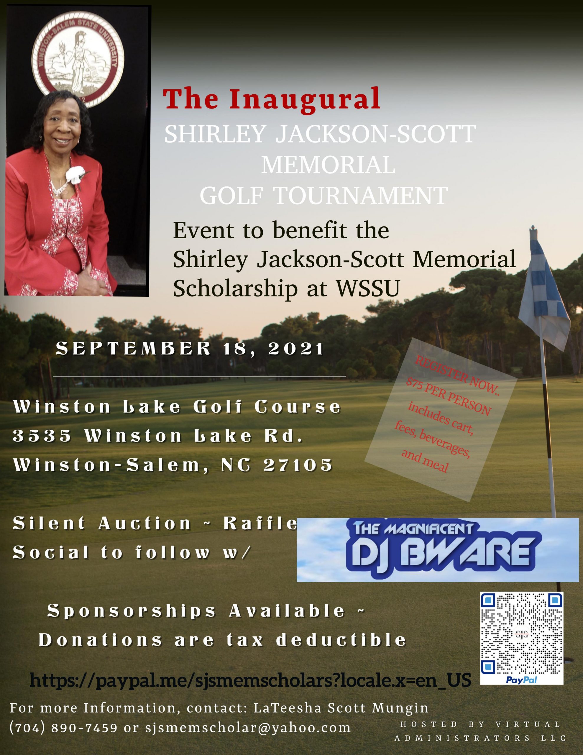 The Inaugural Shirley Jackson Scott Memorial Golf Tournament