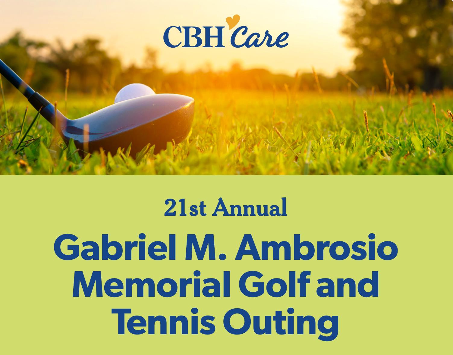 Gabriel M. Ambrosio Memorial Golf & Tennis Outing