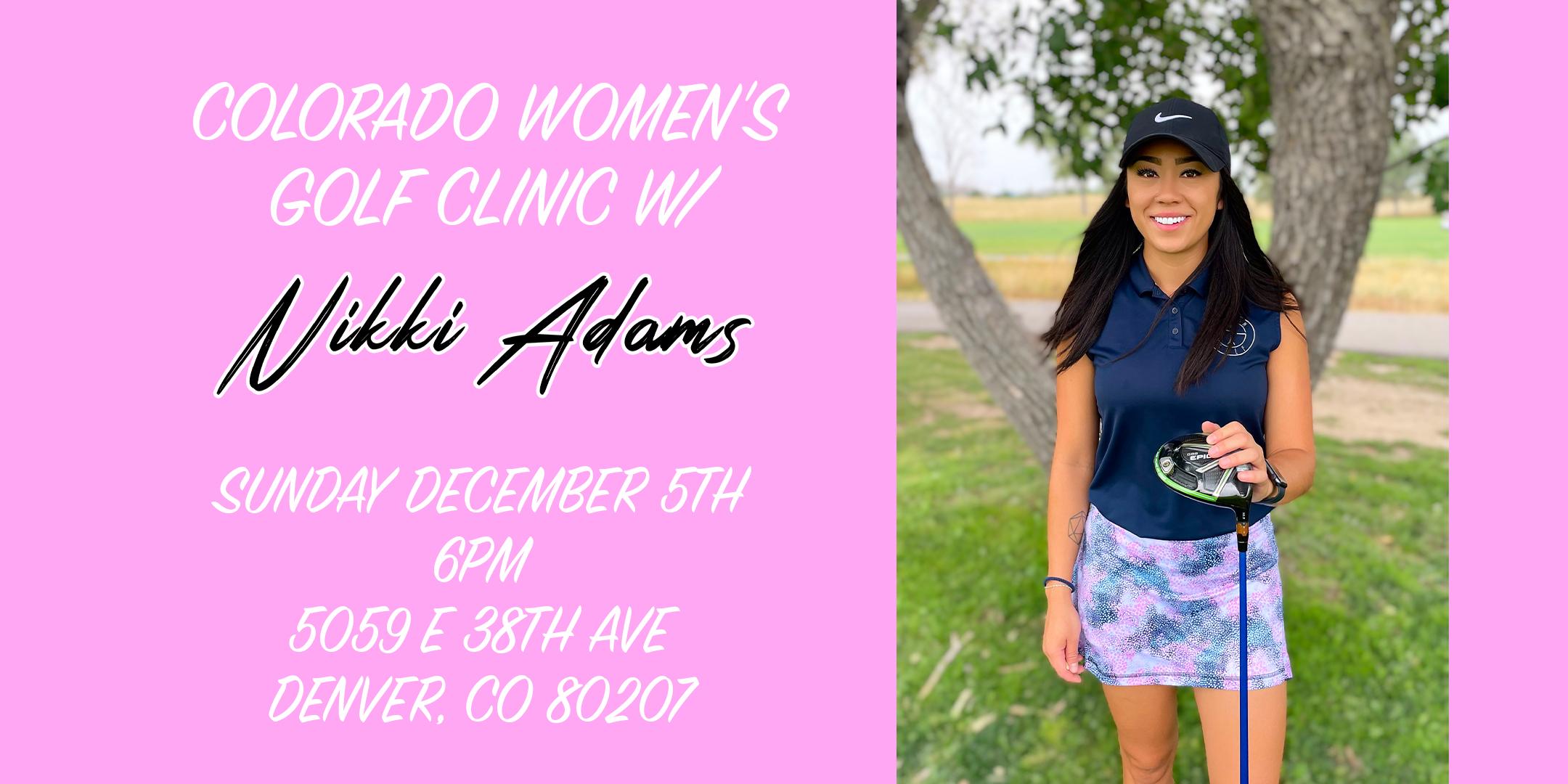 Women's Golf Clinic w/ Nikki Adams