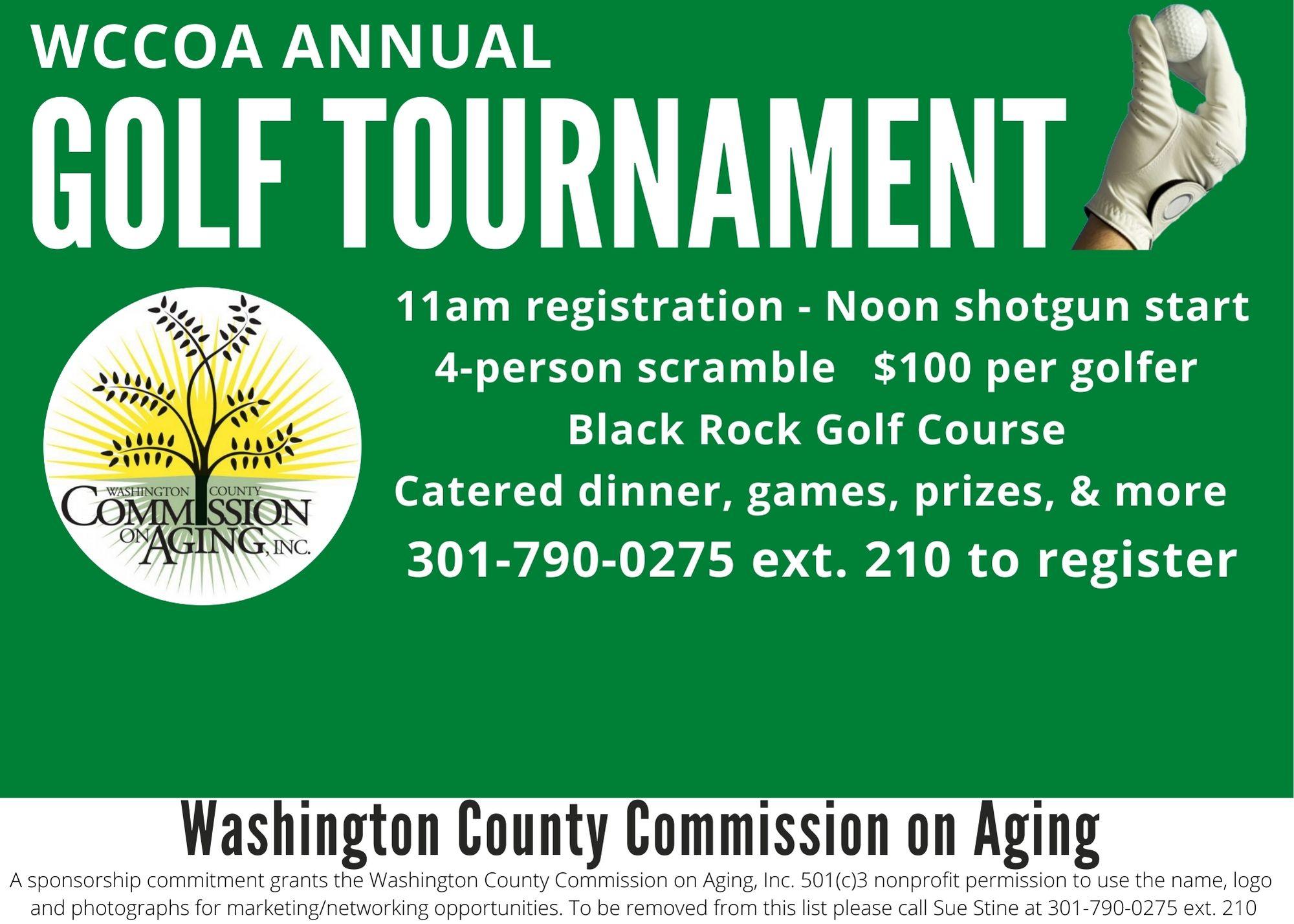 Washington County Commission on Aging Annual Golf Tournament