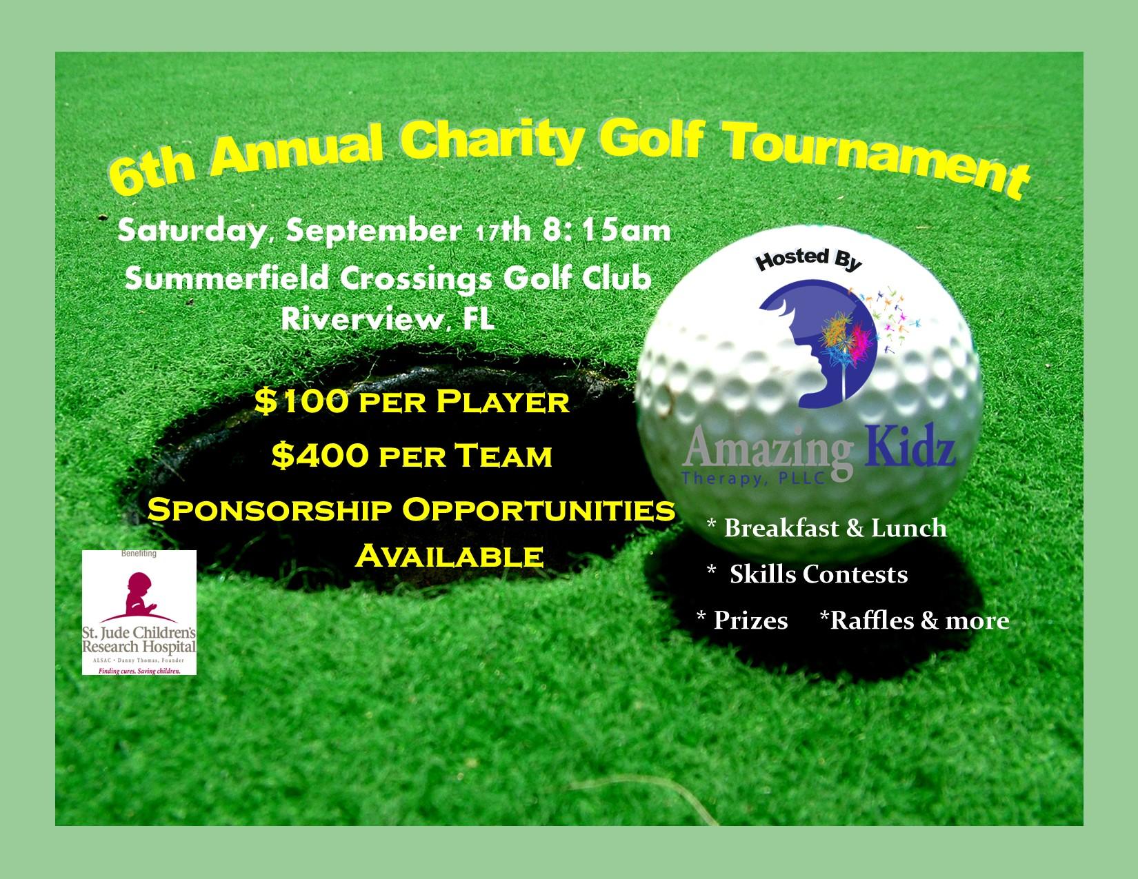 6th Annual Charity Golf Tournament