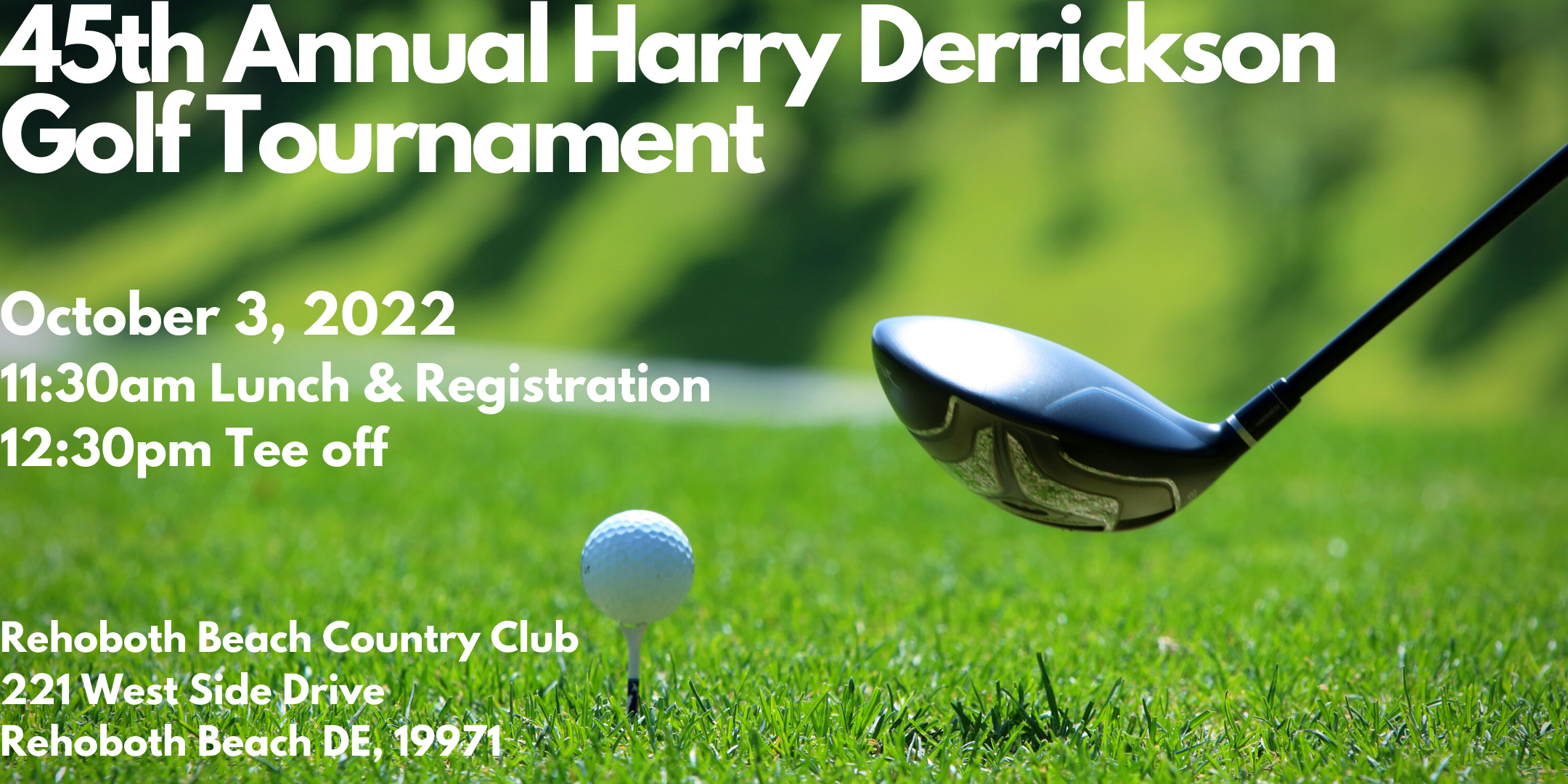 45th Annual Harry Derrickson Golf Tournament