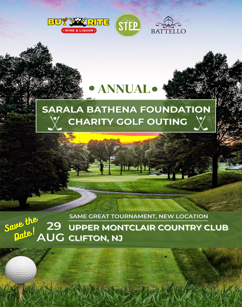 2022 Annual Charity Golf Outing In Support Of The Sarala Bathena