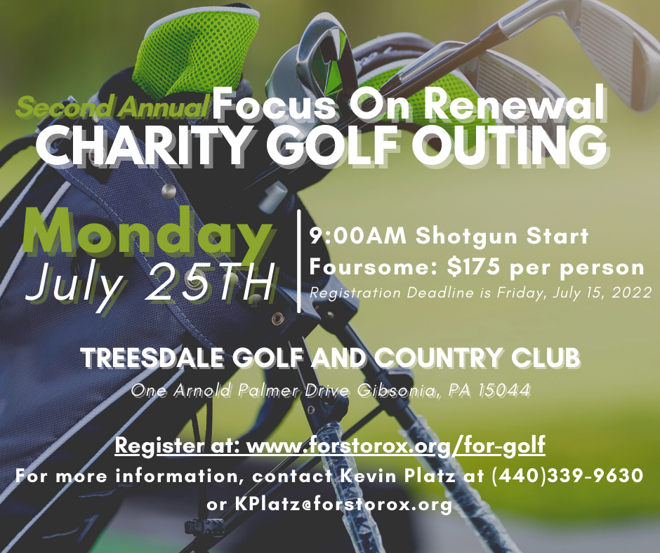 Focus On Renewal's 2nd Annual Charity Golf Tournament