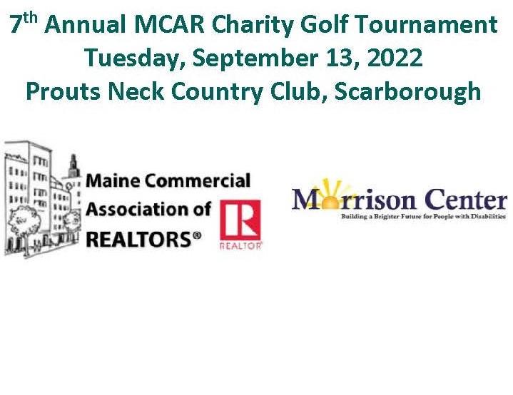 7th Annual MCAR Charity Golf Tournament