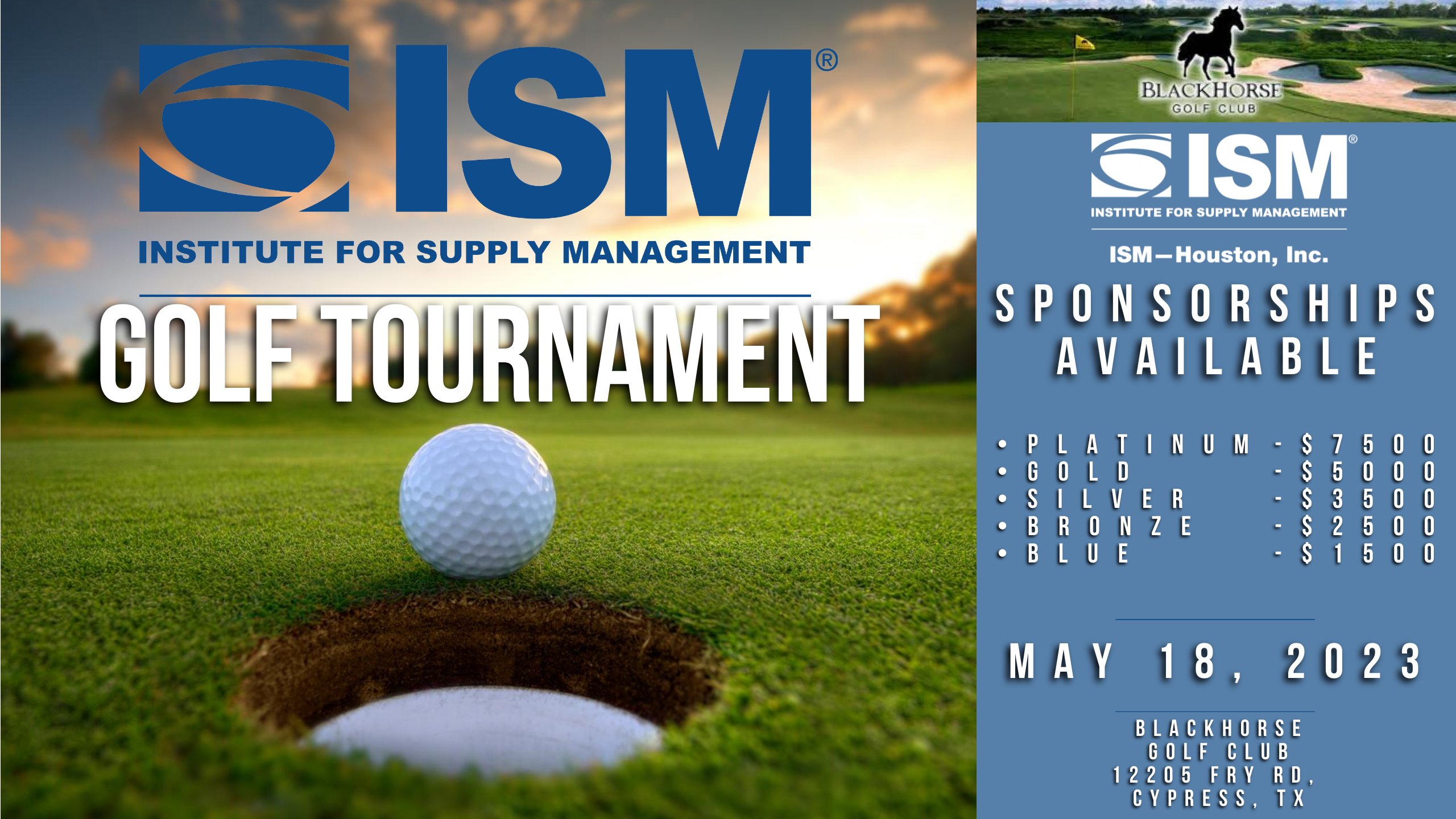 2023 ISM-Houston Annual Golf Tournament