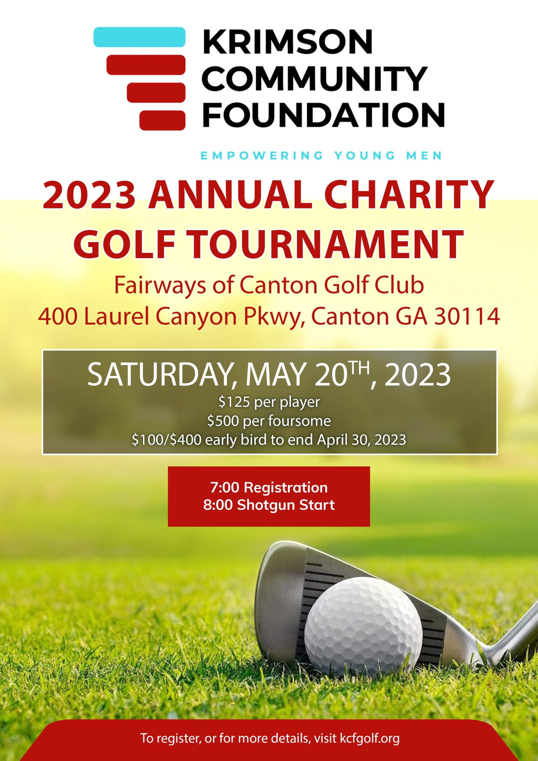 2023 Annual Krimson Community Foundation Charity Golf Tournament