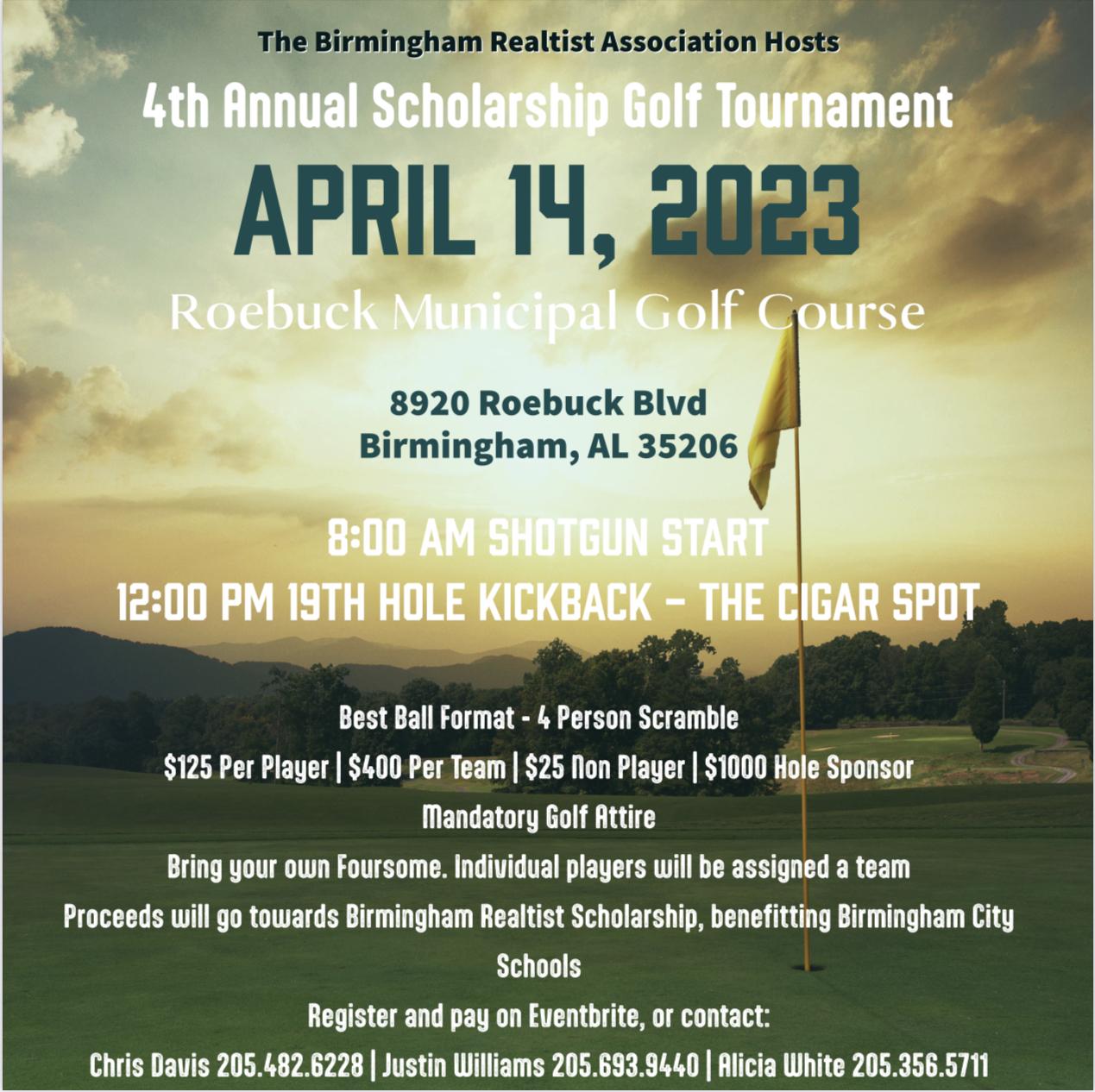 4th Annual Scholarship Golf Tournament