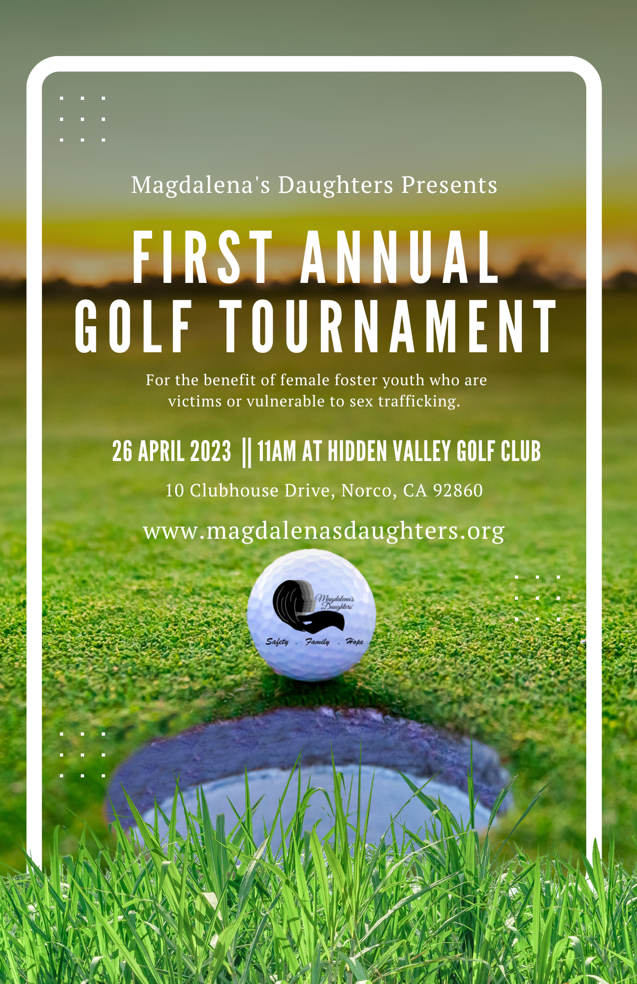 Magdalena’s Daughters 1st Annual Golf Tournament