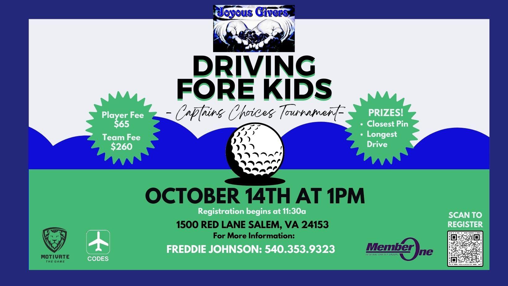 Driving Fore Kids Golf Tournament by Joyous Givers