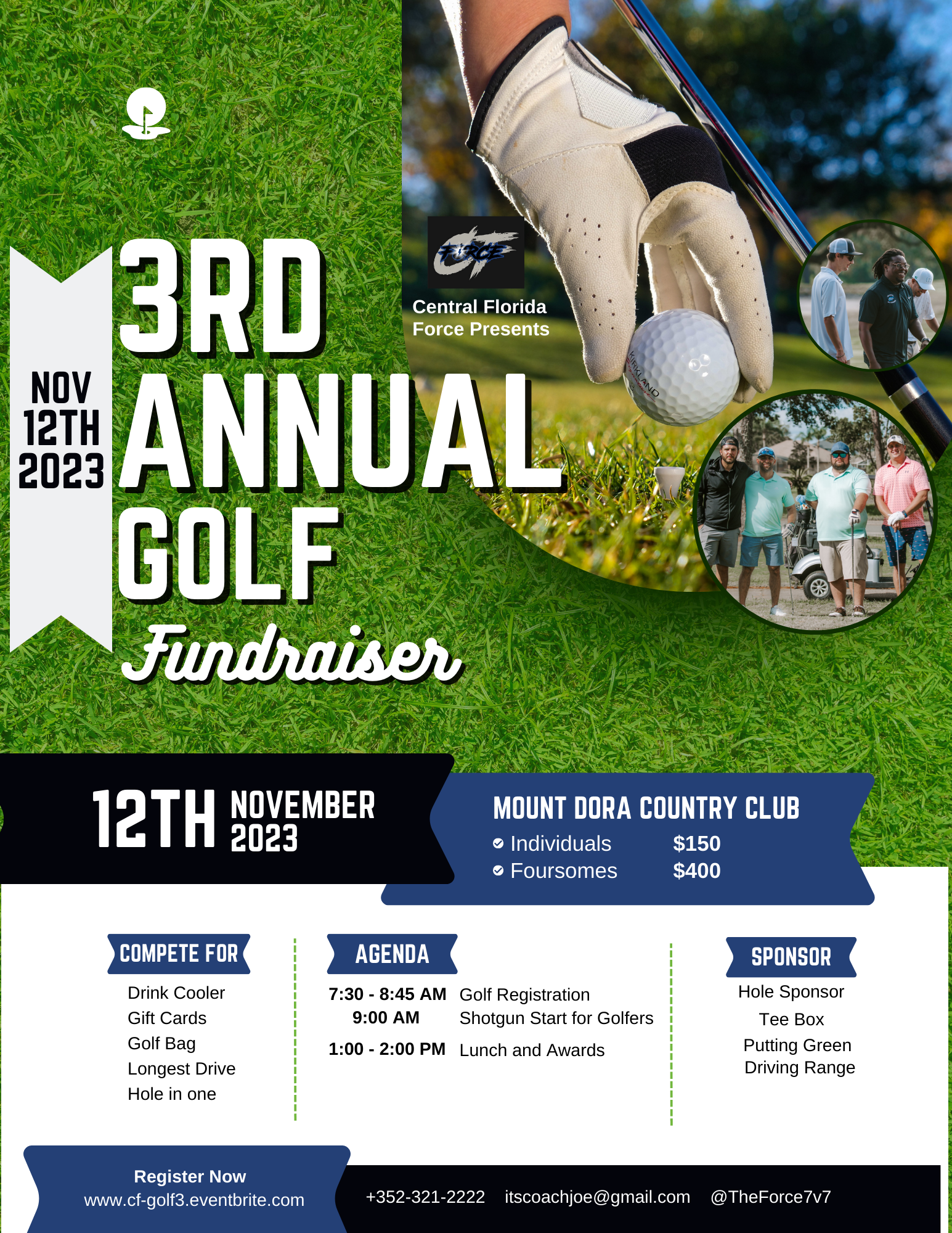Central Florida Force 3rd Annual Golf Fundraiser