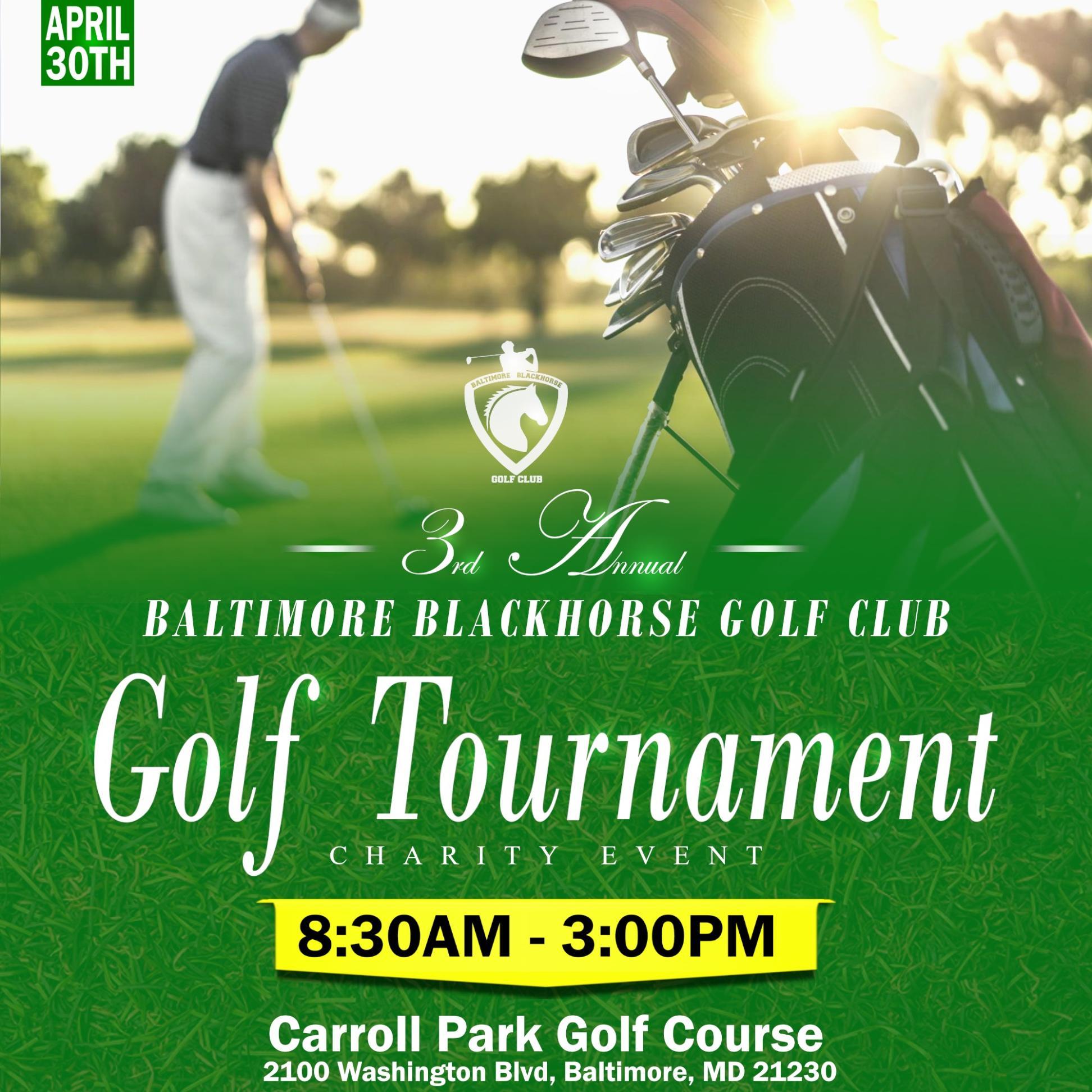 4TH ANNUAL Baltimore Blackhorse Golf Club Charity
