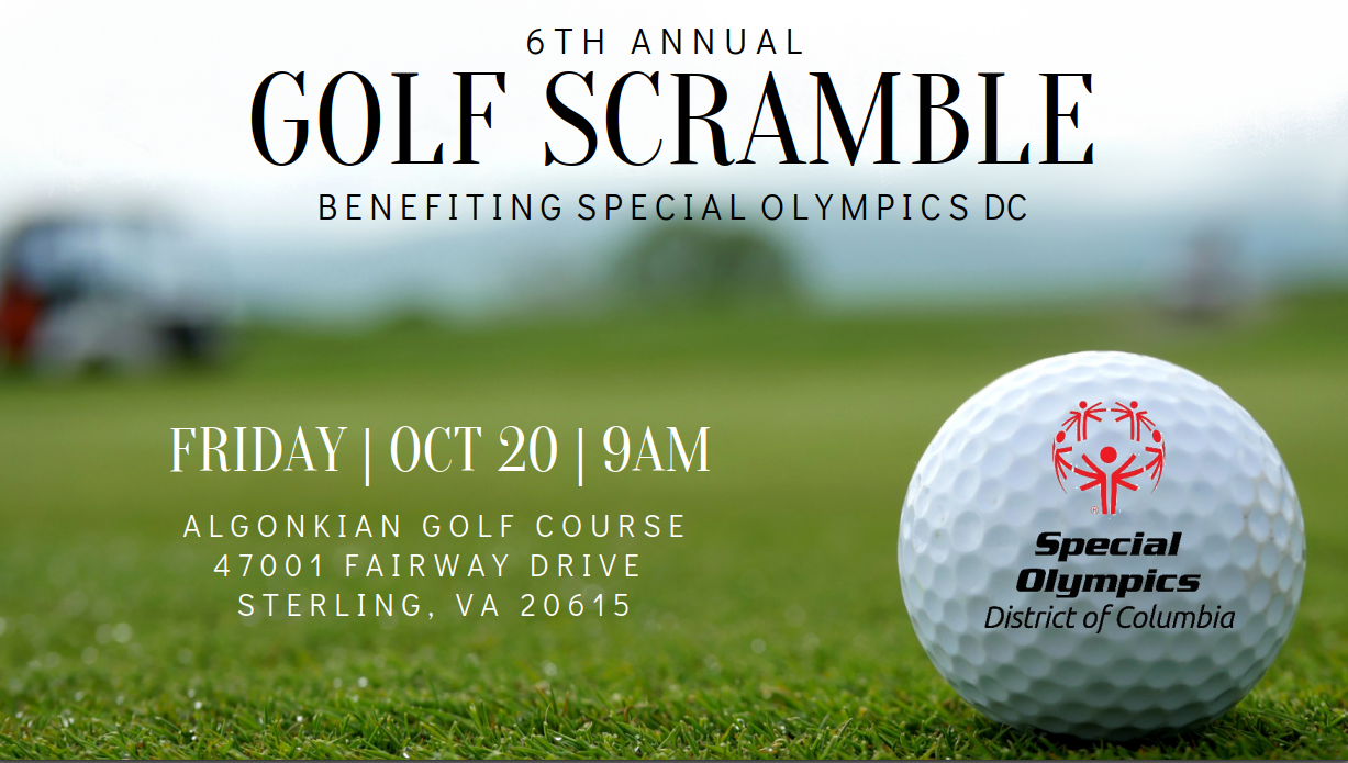 6th Annual Special Olympics District of Columbia Golf Scramble