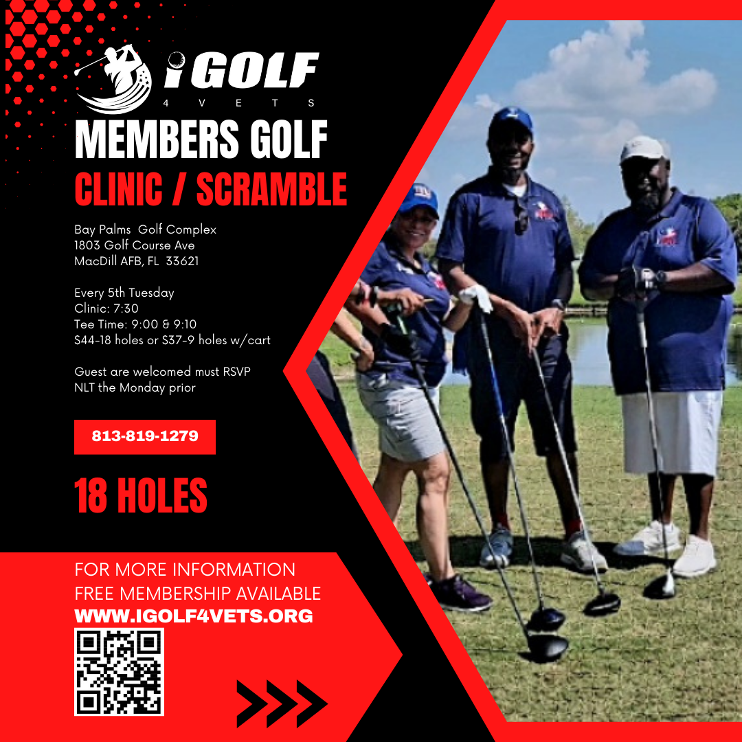 iGolf4VETS 5th Tuesday Monthly Event Clinic/Scramble