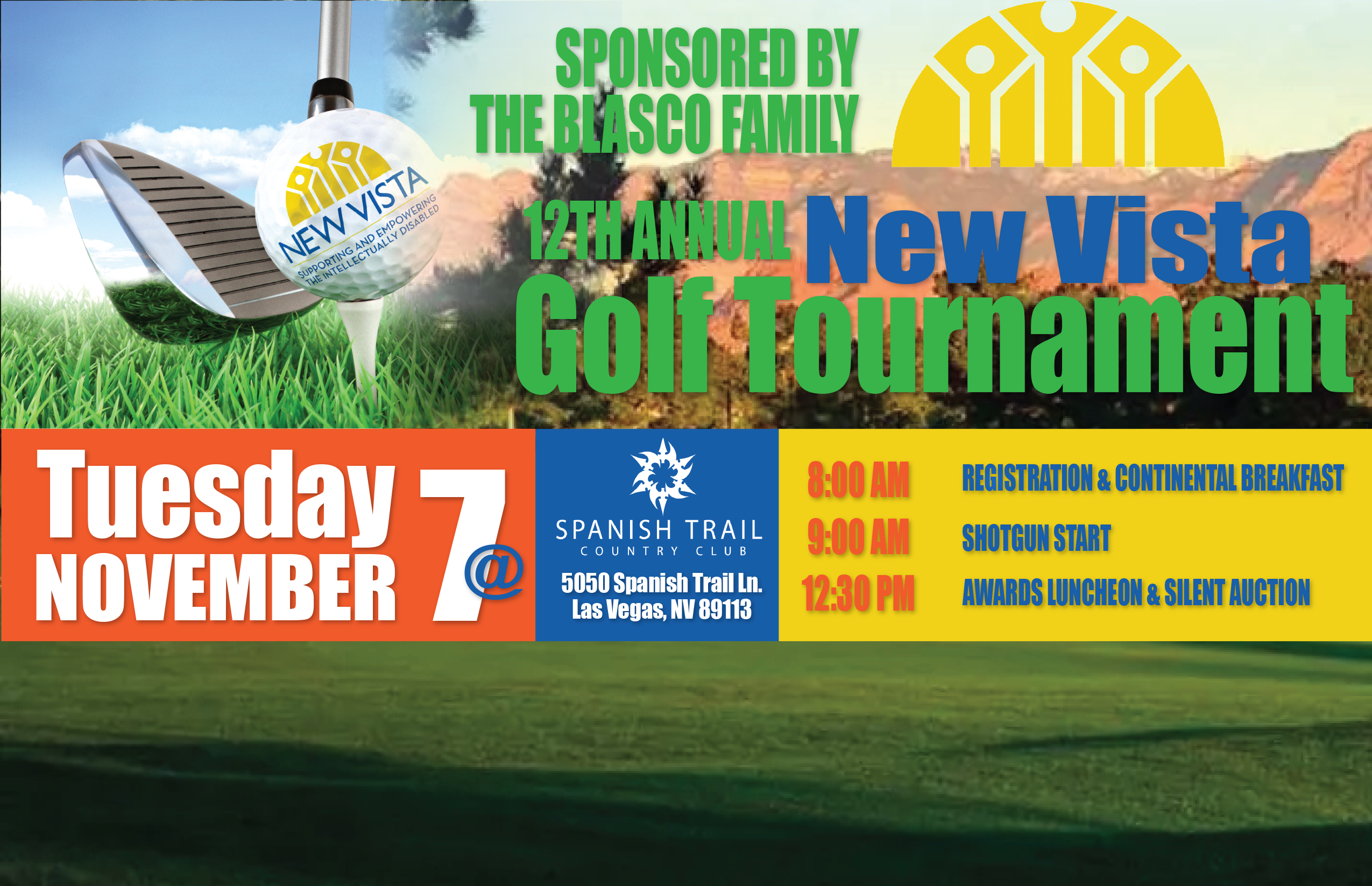 New Vista's 12th Annual Golf Tournament