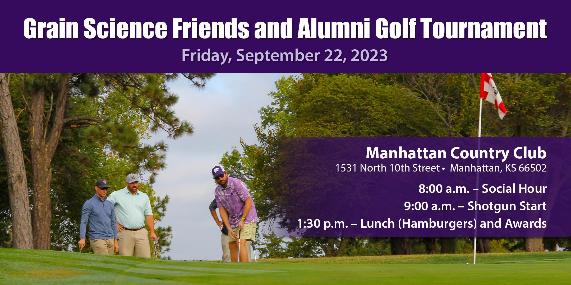 Grain Science Friends and Alumni Golf Tournament