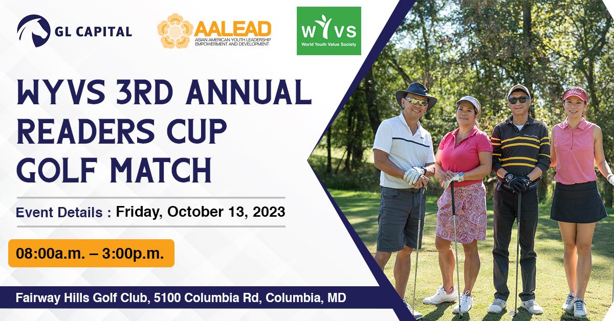 3rd Annual Reader Cup Golf Tournament- World Youth Value Society