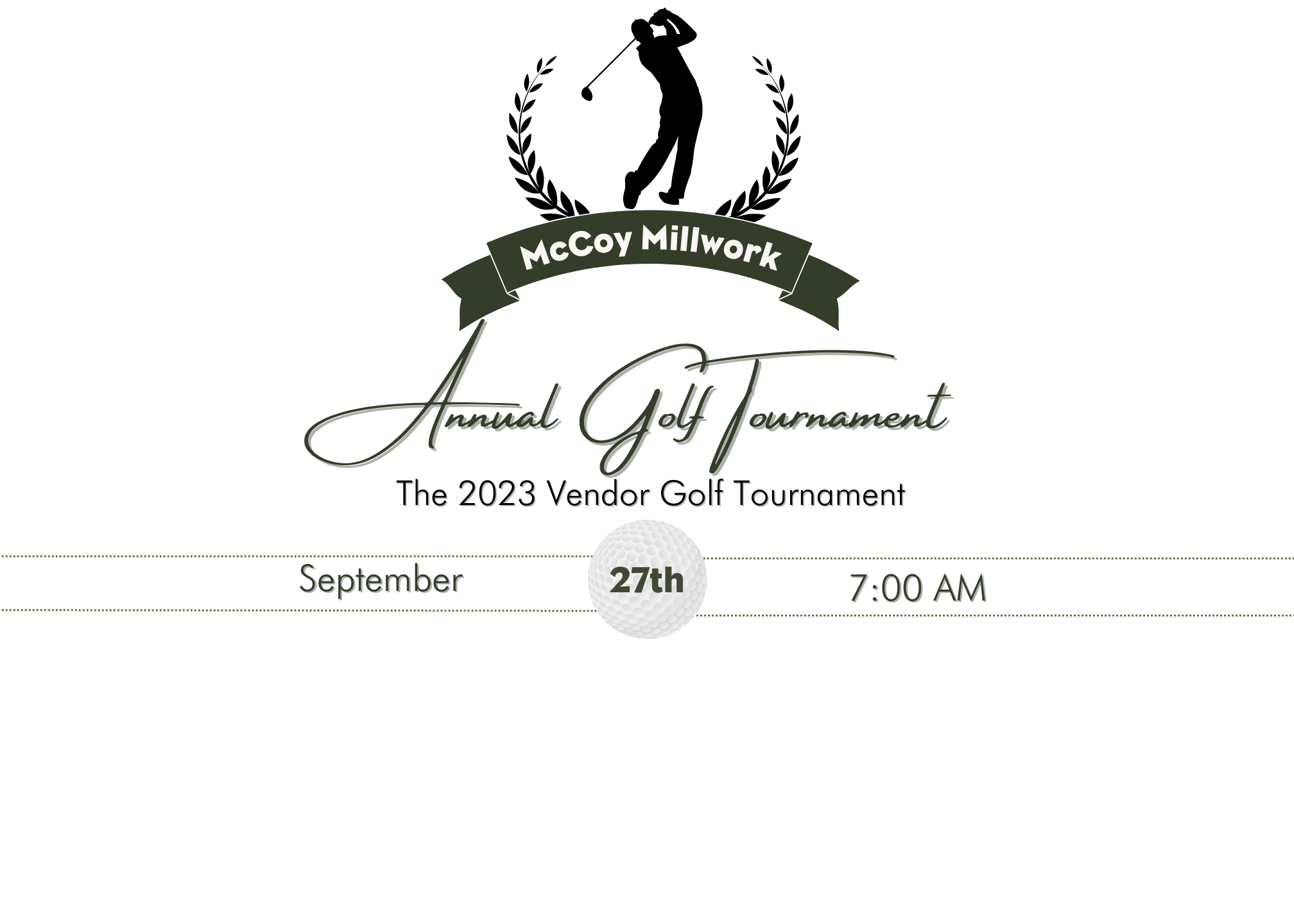 2023 McCoy Millwork Vendor Golf Tournament