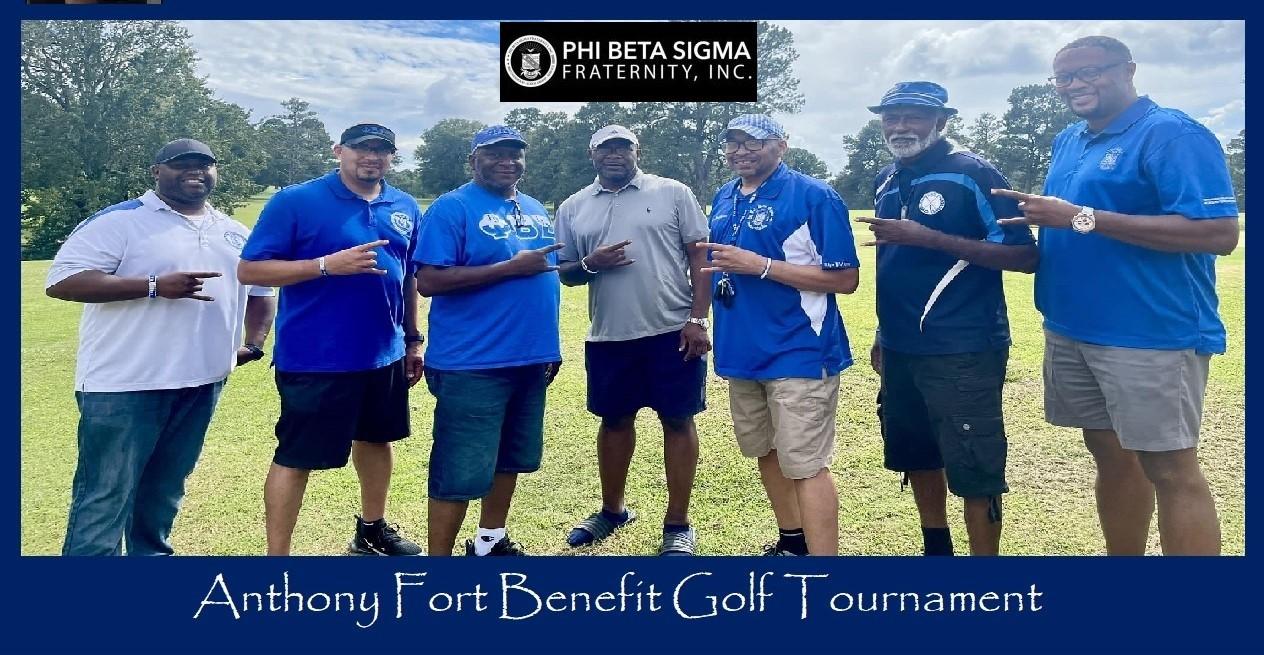Phi Beta Sigma Fraternity 5th Annual Anthony Fort Benefit Golf Tournament