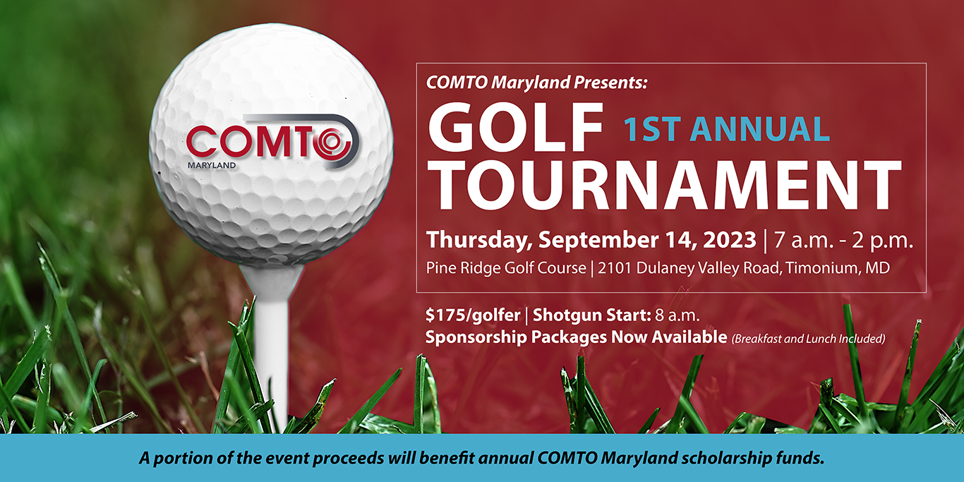 COMTO Maryland 1st Annual Golf Tournament