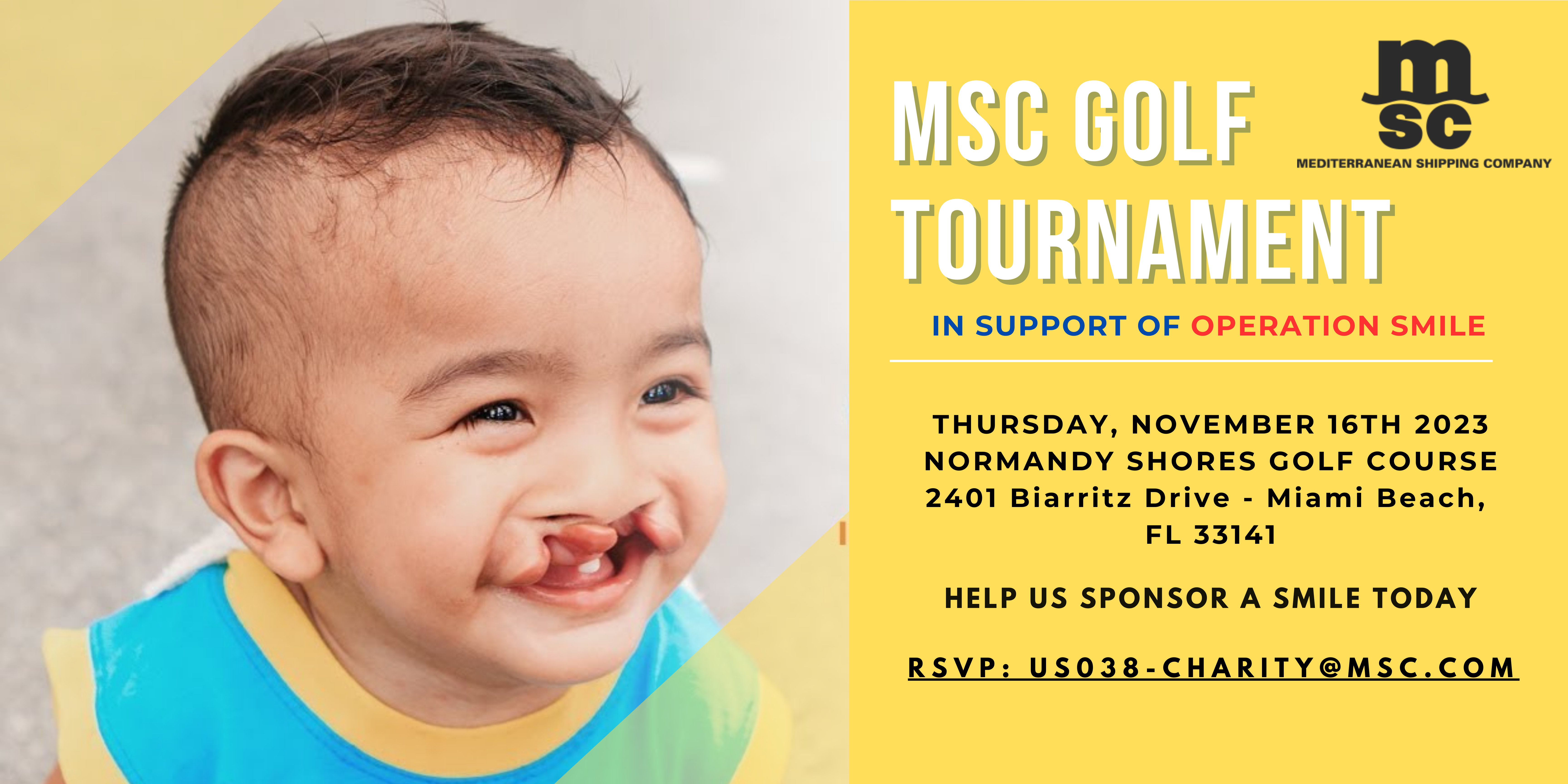 MSC Miami Annual Golf Tournament in Support of Operation Smile 2023