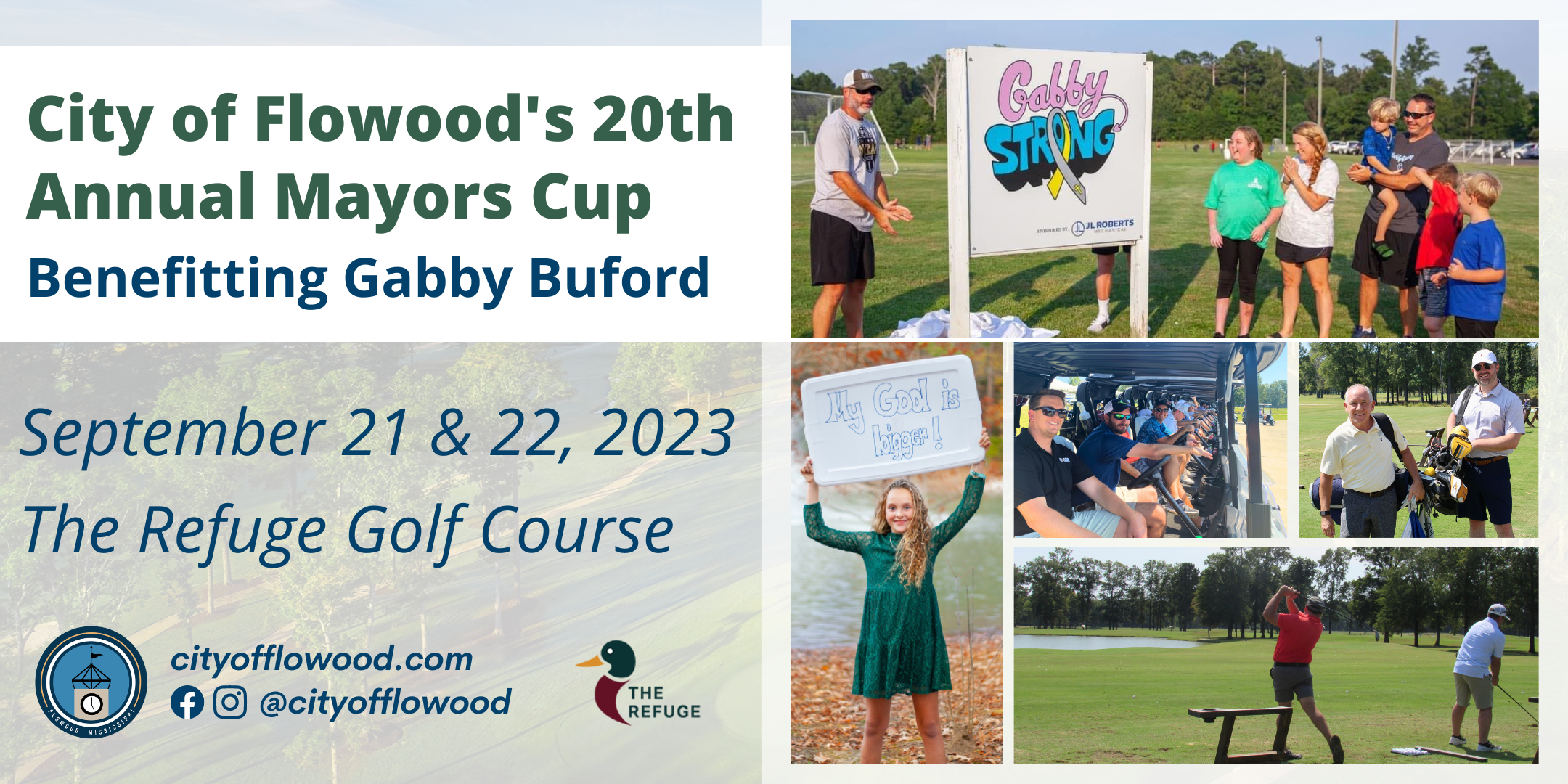 20th Annual Mayors Cup Benefit Golf Tournament, benefitting Gabby Buford