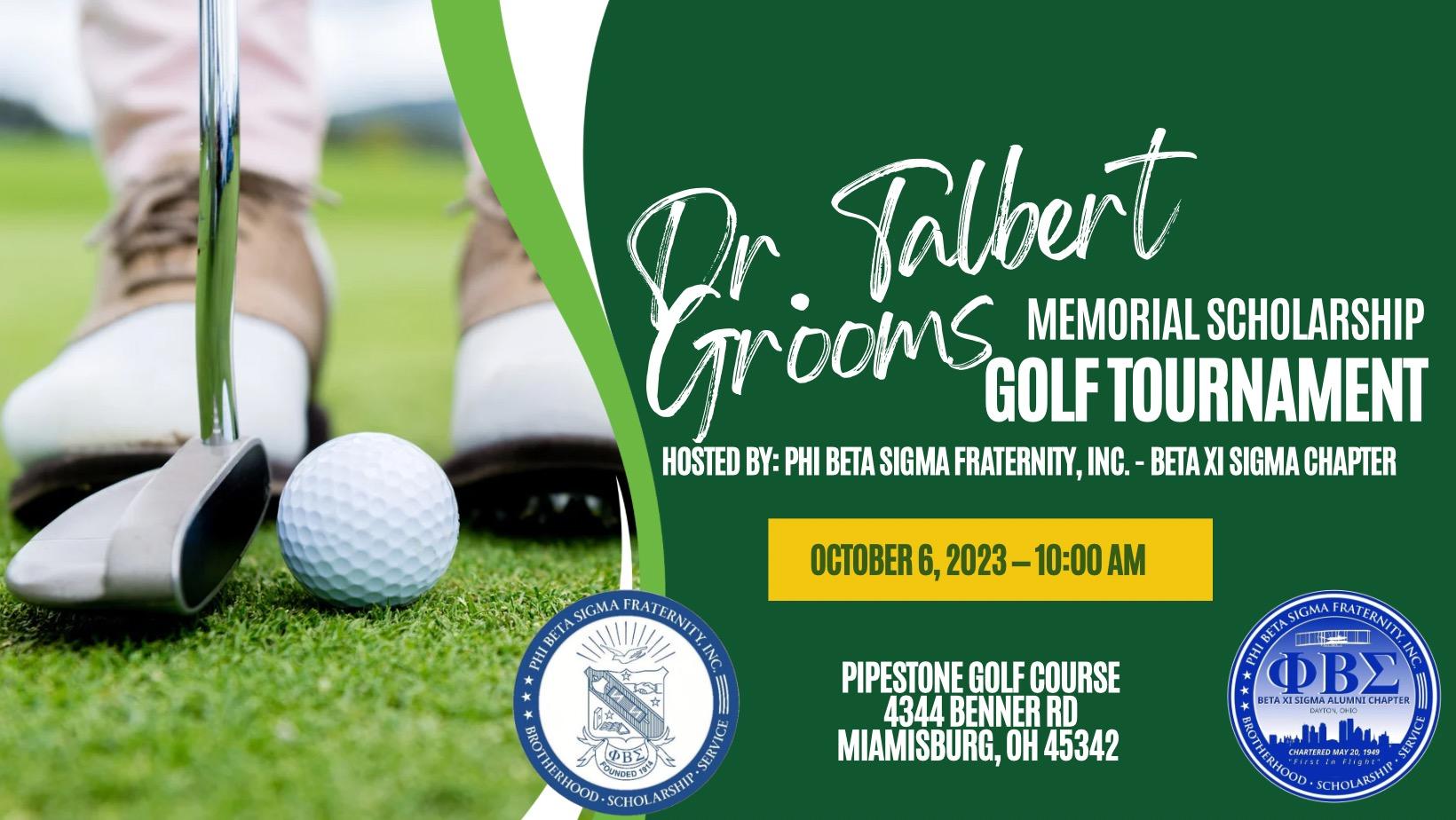 Dr. Talbert Grooms Memorial Scholarship Golf Tournament