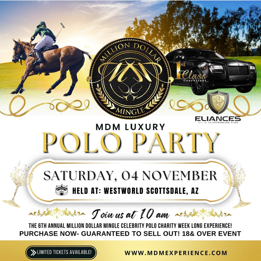 2023 Million Dollar Mingle Celebrity Charity VIP Polo Party Experience