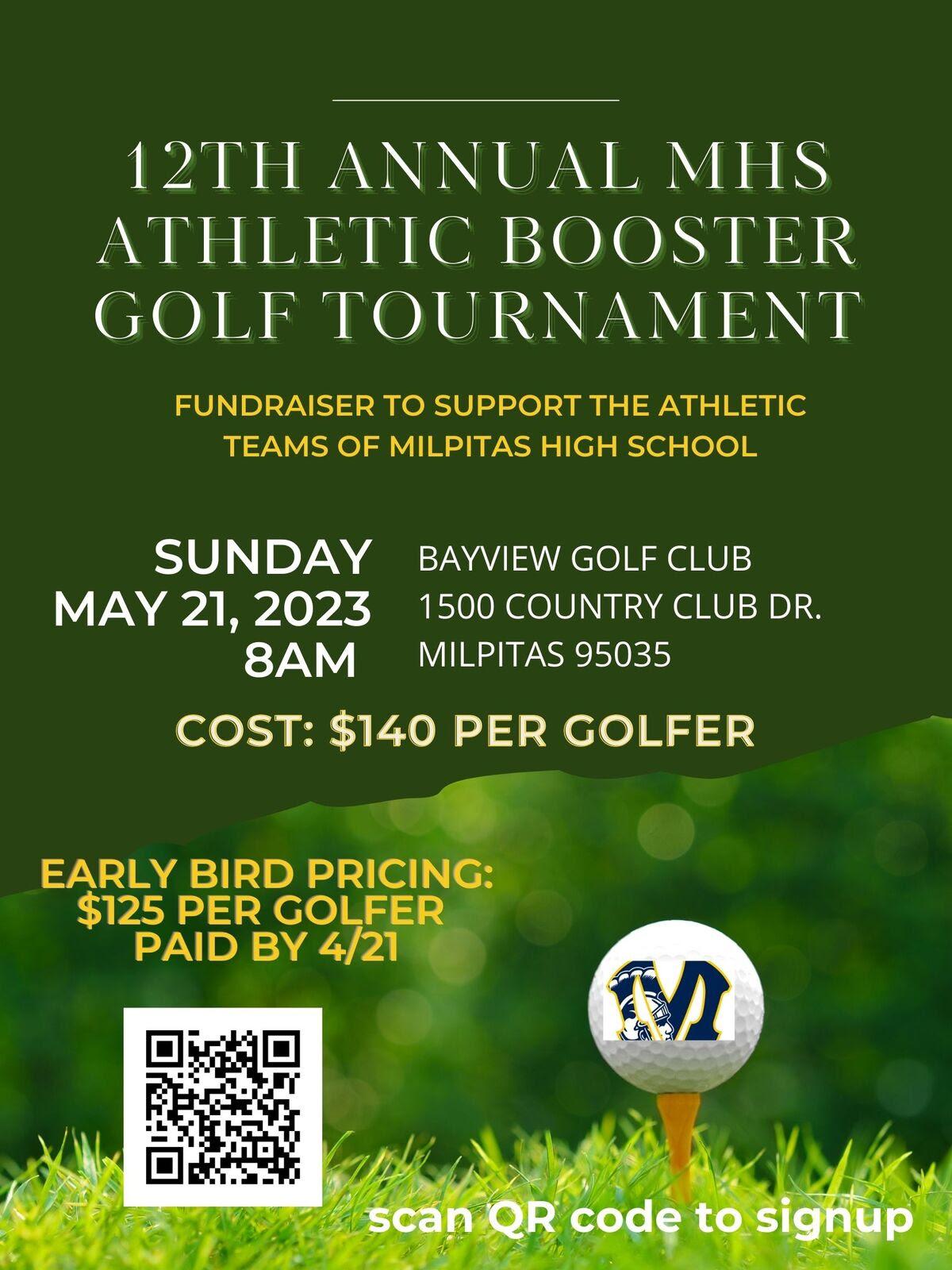 To sign-up as a sponsor or as a golfer, please scan the QR code below.