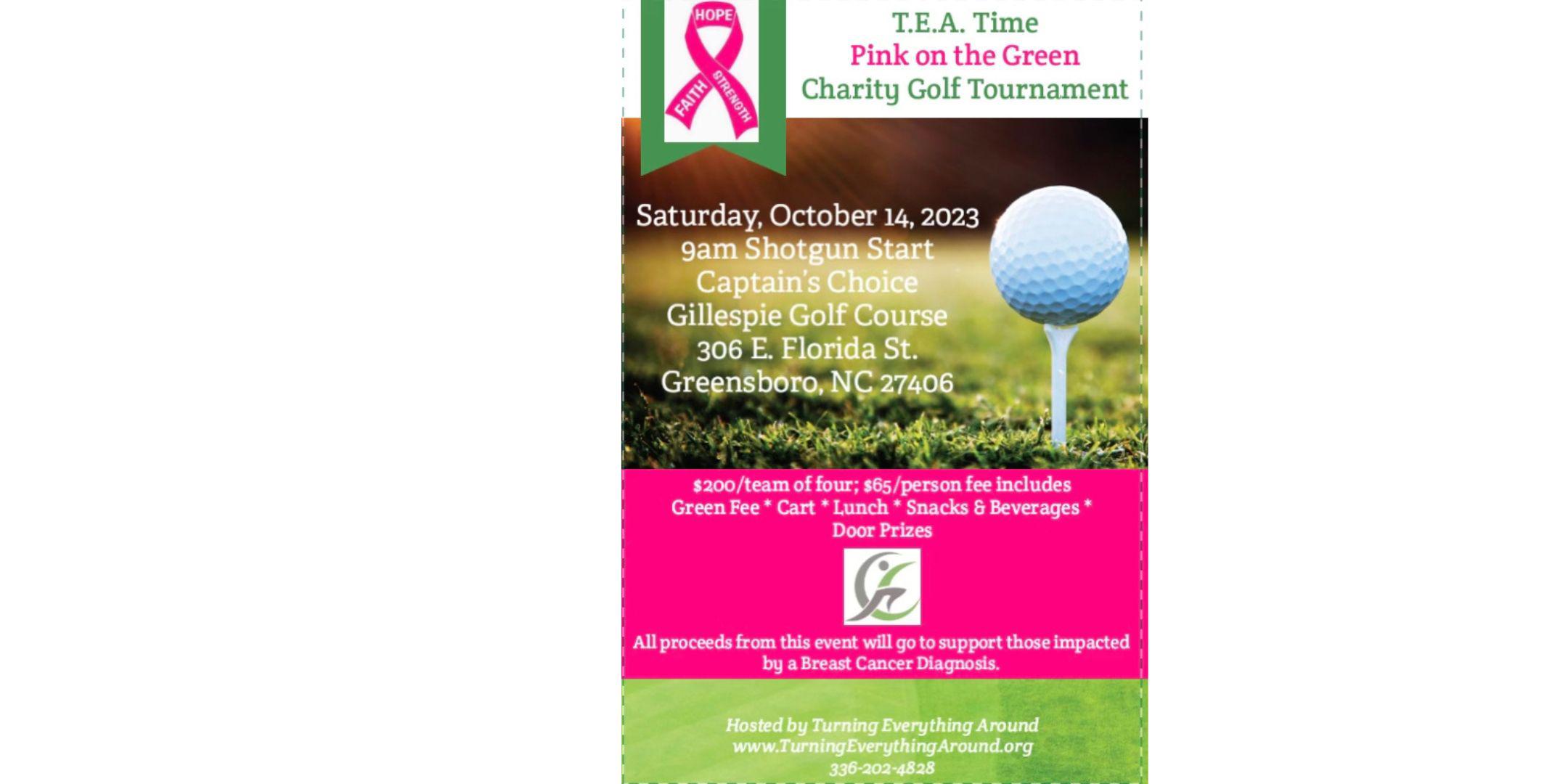 T.E.A. Time - Pink on the Green Charity Golf Tournament