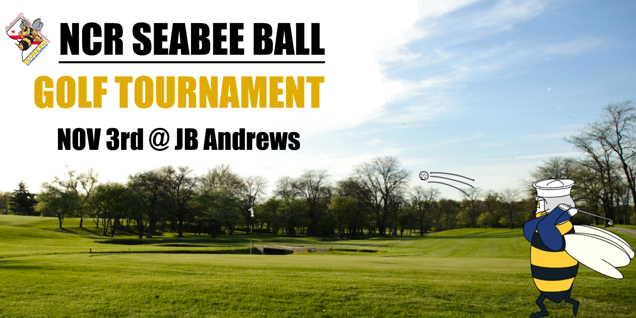 Golf Tournament Fundraiser for 2024 NCR Seabee Ball